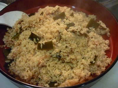 玄米と昆布はベストフレンド?_e0188087_0333839.jpg