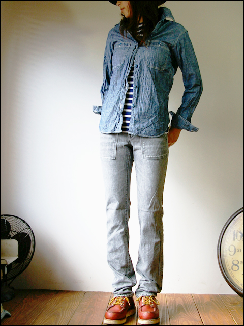 orslow [オアスロウ] chambray shirts [シャンブレーシャツ] Lady\'s _f0051306_20593216.jpg