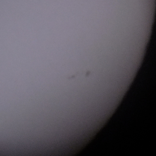 2010年1月3日の太陽黒点_e0089232_1911205.jpg