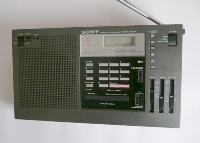 SONY ラジオ　ICF-2001テレビ・オーディオ・カメラ