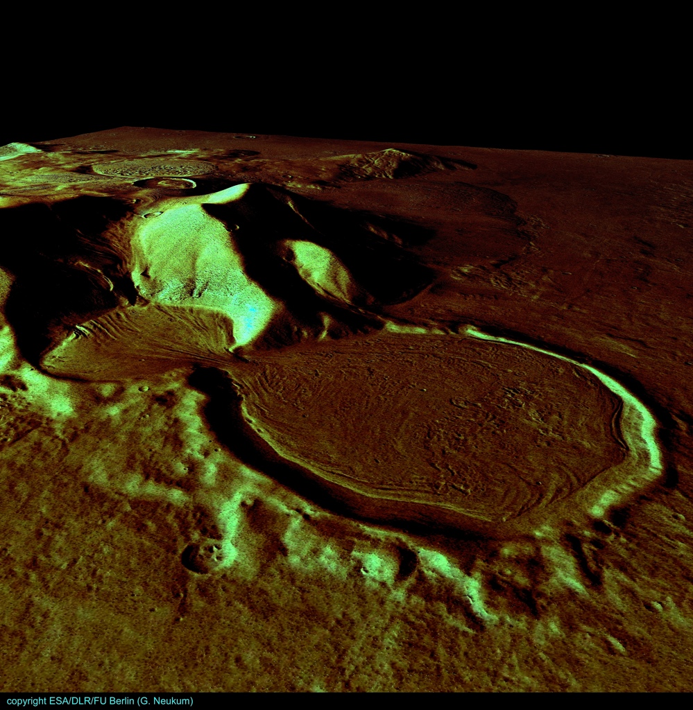 火星の遺跡:アワーグラス(砂時計)クレーター、サクラホッセ_e0171614_10255623.jpg