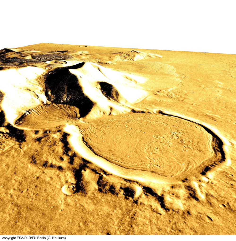 火星の遺跡:アワーグラス(砂時計)クレーター、サクラホッセ_e0171614_10262443.jpg