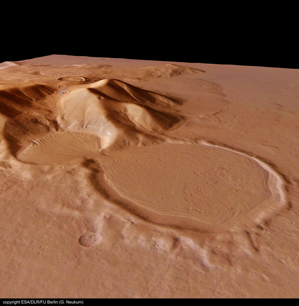 火星の遺跡:アワーグラス(砂時計)クレーター、サクラホッセ_e0171614_1028333.jpg