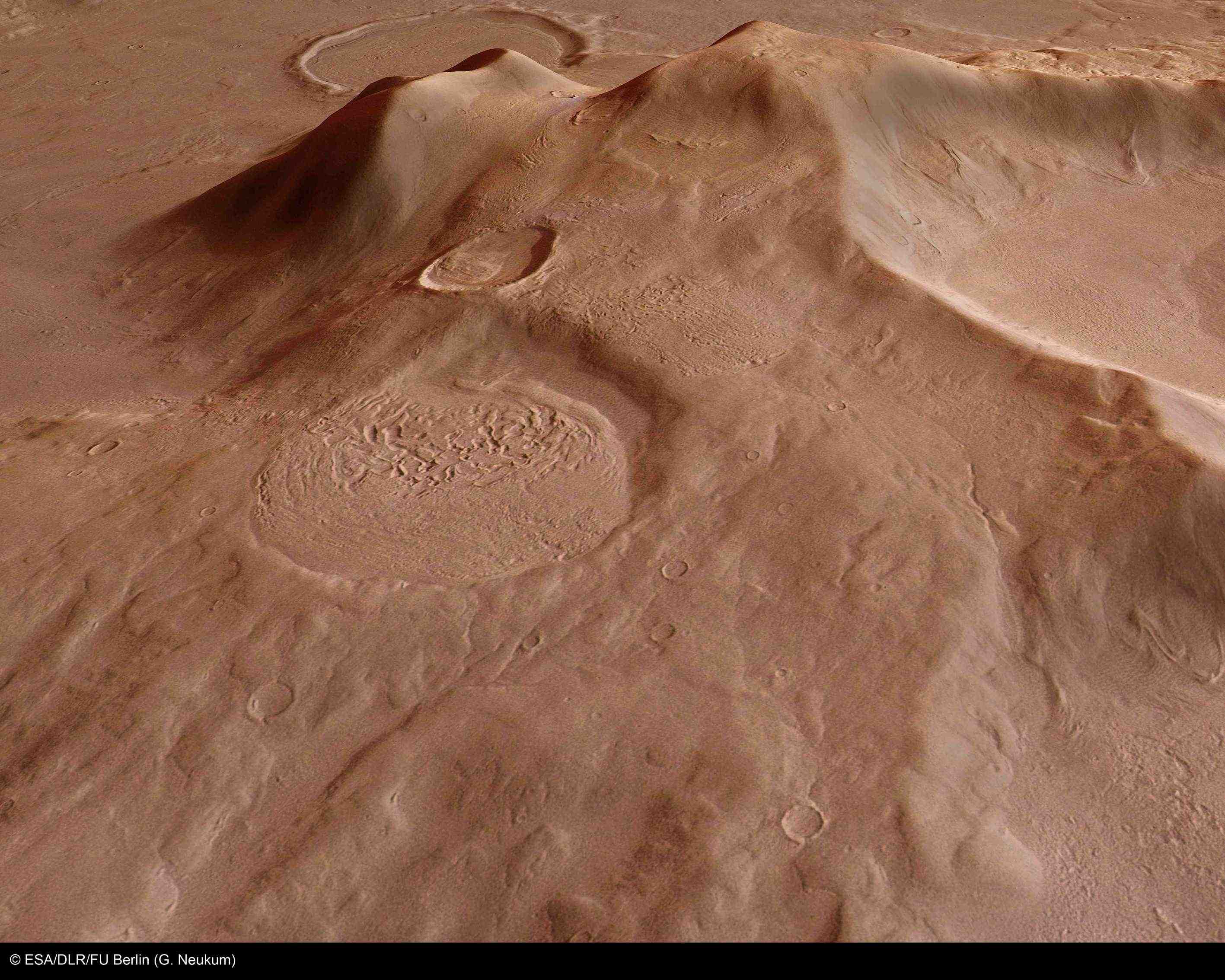 火星の遺跡:アワーグラス(砂時計)クレーター、サクラホッセ_e0171614_10293545.jpg