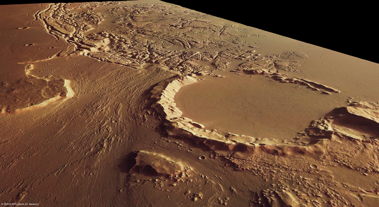 火星の遺跡:アワーグラス(砂時計)クレーター、サクラホッセ_e0171614_10305128.jpg
