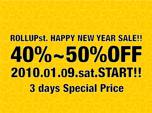 100108 3 DAYS SPECIAL SALE!!_c0112407_18542483.jpg