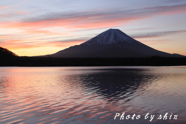 日の出直前の富士山_b0189486_22394095.jpg