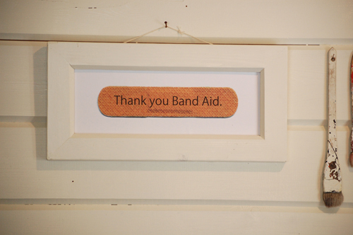 HAND & SOUL「モノ」がたり　36　＜Thank you Band  Aid.＞_e0153357_17245989.jpg