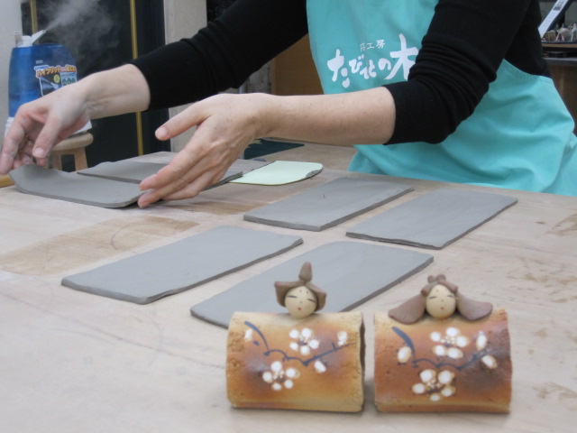 美濃焼　柔らかな表情の手作りのお雛様 美濃焼 柔らかな表情の手作りのお雛様