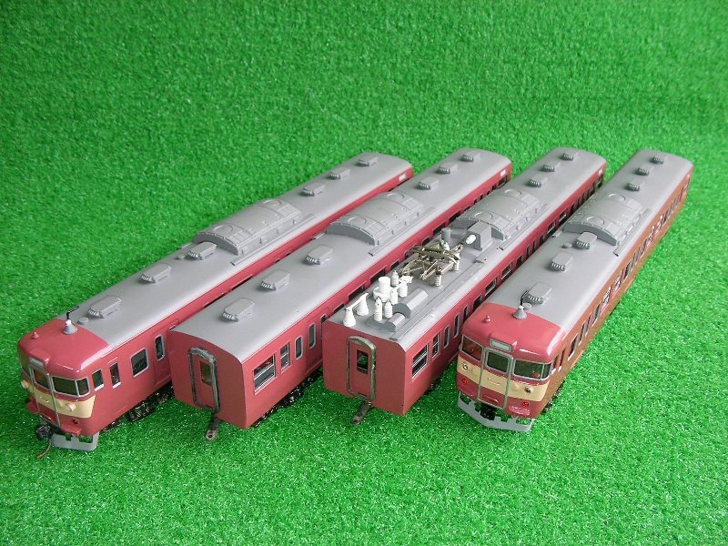 【HO カツミ 】 国鉄415系 交直流電車(旧塗装) 4両 中古_a0066027_14411033.jpg
