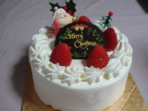 クリスマスケーキ♪_a0111333_1353230.jpg