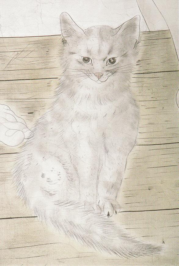 レオナール・フジタ、【アッシージ】、希少画集画より、状態良好、新品高級額装付 レオナール・フジタ、【アッシージ】、希少画集画より、状態良好