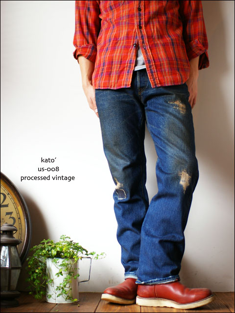 KATO\'DENIM [カトーデニム] 10周年モデル straight denim pants vintage no.us-008 _f0051306_1710452.jpg