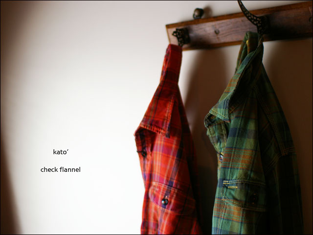 KATO\' [カトー] CHECK FLANNEL SHIRTS [チェックネルシャツシャツ] _f0051306_17175811.jpg