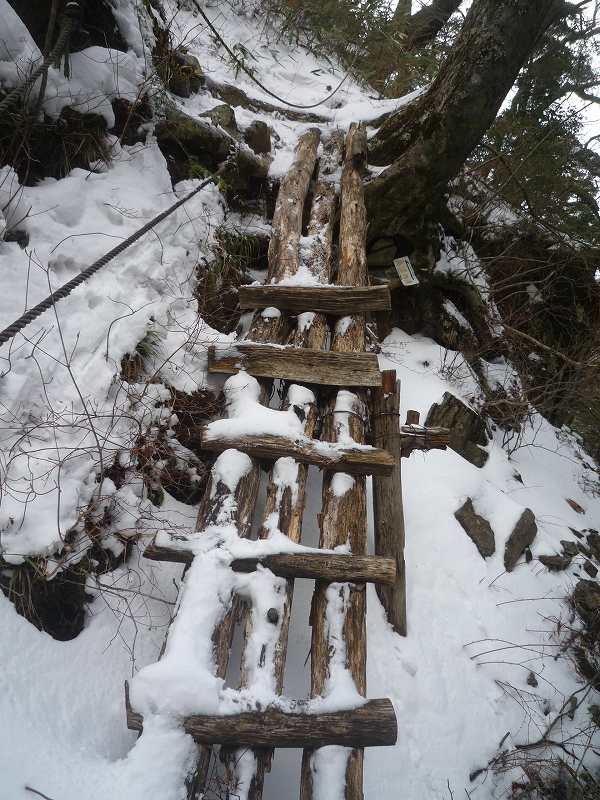 石鎚山　完全凍結の　高瀑（たかたる）の滝　_b0124306_2148407.jpg