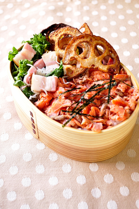 鮭まぶし弁当~^^_b0171098_845775.jpg