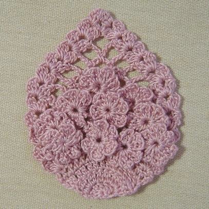 花かごのモチーフ 編み図付き Crochet A Little
