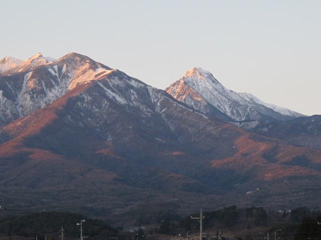 八ヶ岳南麓、夕方の風景とベーコン_a0091680_16314638.jpg