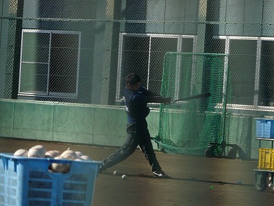 1月14日 新人合同自主トレ ちょっと躍動♪_b0166128_1895151.jpg