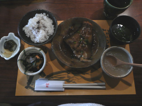 菜っぱ での食事　on　2010-1-15_b0118987_18241456.jpg