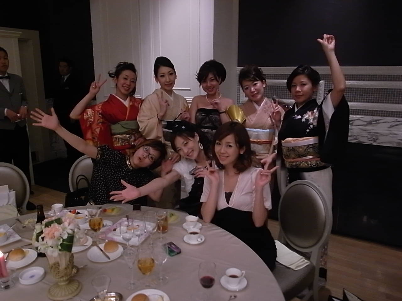 パーティー　胸チラ 友人の結婚式＝同窓会 : CHAMxxxcham@KYOTO