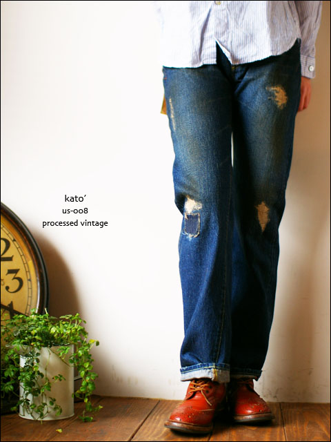 KATO\'  straight denim pants vintage no.us-008 [LADY\'S] _f0051306_1354960.jpg