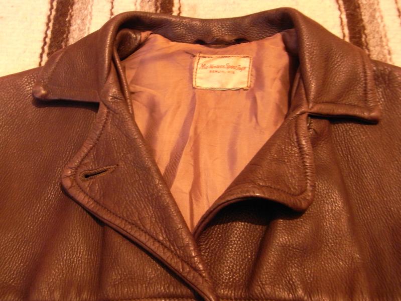 40's~50's MID WESTERN SPORT TOGS LEATHER JACKET--RECOMMEND