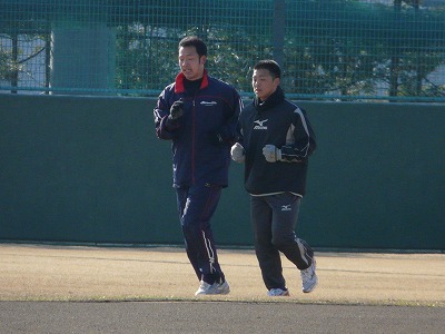 1月19日 新人合同自主トレ_b0166128_16365483.jpg