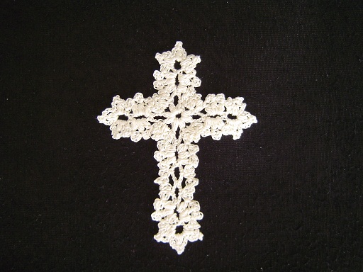十字架のモチーフ クロス 編み図付き Crochet A Little