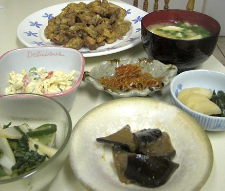 鶏からとマカロニサラダ。_c0119140_13453215.jpg