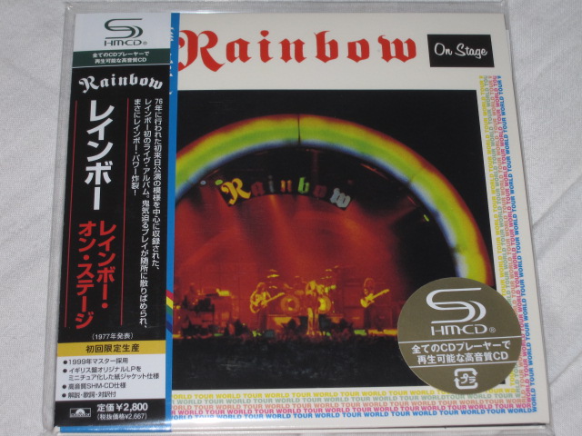 RAINBOW / ON STAGE (紙ジャケ)_b0042308_1101484.jpg
