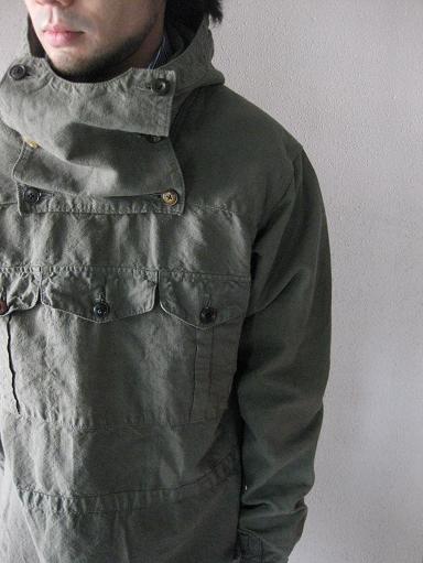 chimalaチマラ フレンチミリタリーアノラック Key フランス軍のリネン