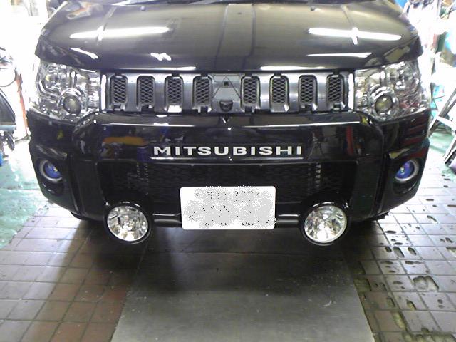 1月23日 デリカD:5 X4Xフロントバンパー・プロテクター : 松代一彦の