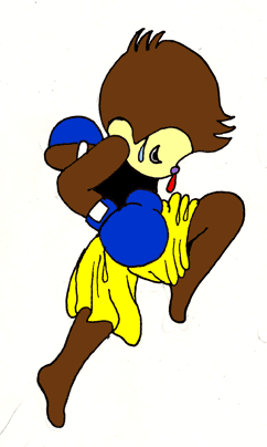 ニーキックは腹筋で 保坂の部活