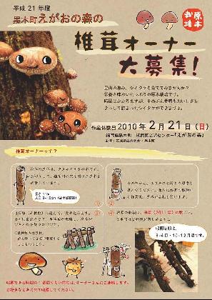 椎茸オーナー募集!_a0147946_2018554.jpg