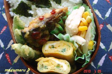 鯖味噌弁当_a0166465_9174166.jpg