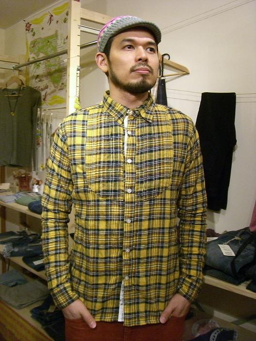 melple ドレスチェックシャツ_f0191324_15312341.jpg