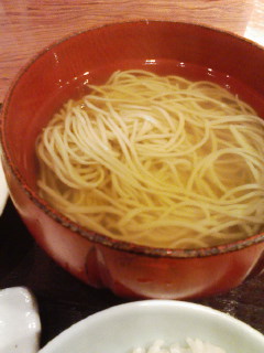 市ケ谷 手打ちそば 大川やのお昼の日替り御膳_f0112873_1482788.jpg