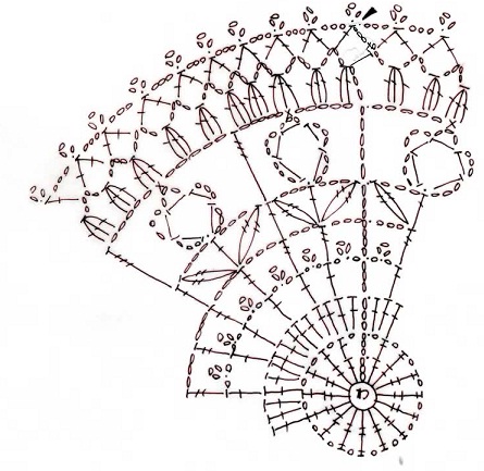 花時計のドイリー（編み図付き）_a0162133_12404824.jpg