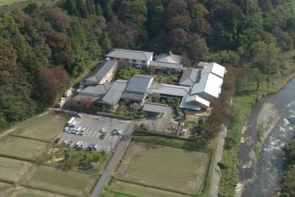 空から見た 滝亭 金沢犀川温泉 川端の湯宿 滝亭 Blog