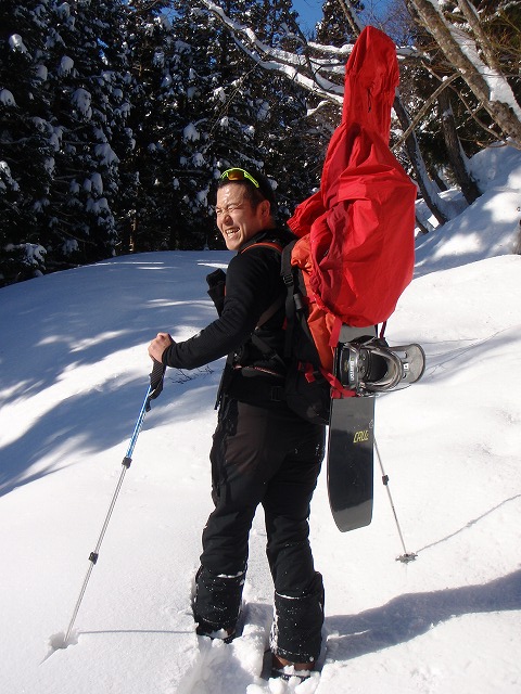 野伏ケ岳 BC 2010.1.27 当った(^^)v_c0147398_0492838.jpg