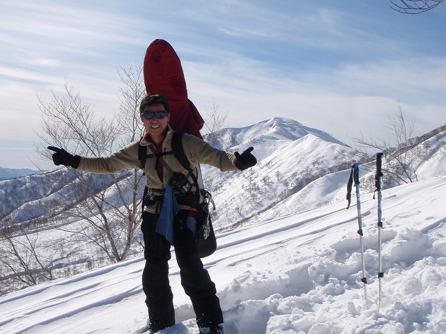 野伏ケ岳 BC 2010.1.27 当った(^^)v_c0147398_0513719.jpg