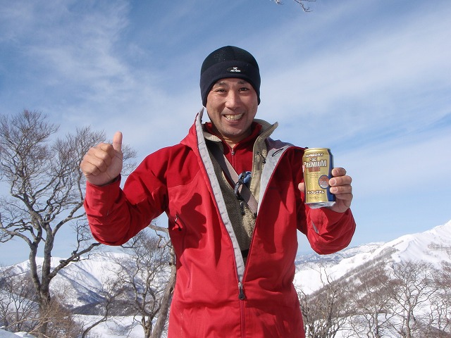 野伏ケ岳 BC 2010.1.27 当った(^^)v_c0147398_0533776.jpg