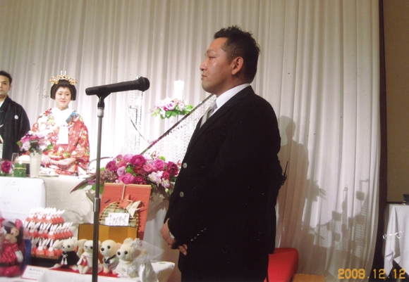 結婚式にて。_d0137102_1232573.jpg