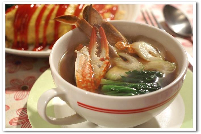 「ワンプレート朝ご飯」で《ビビンバオムチャーハン》&《渡り蟹のスープ》他グルメと温泉情報です。_b0033423_22575713.jpg