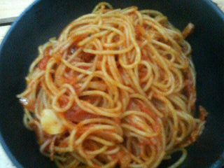 Spaghetti alla  Amatoyiciana_b0151384_20334311.jpg