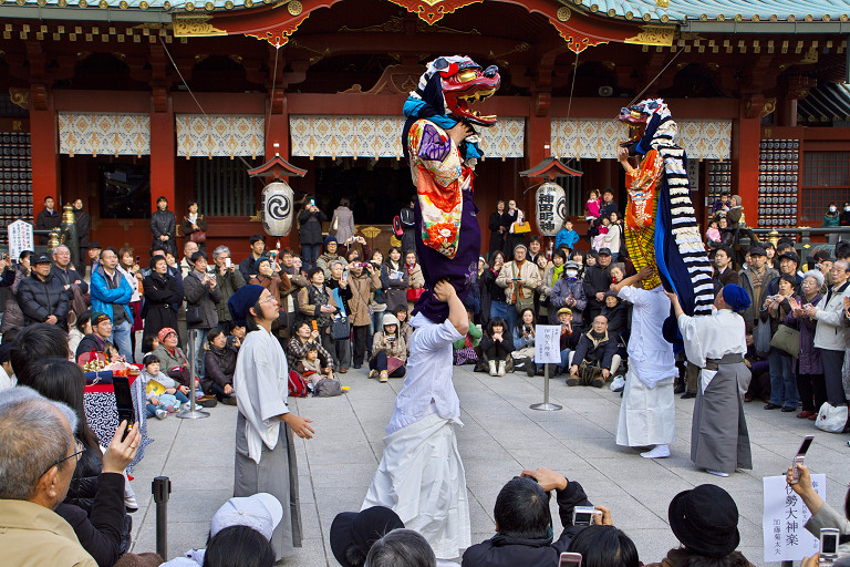 神田明神　伊勢大神楽（１月３１日）_c0057265_16141979.jpg