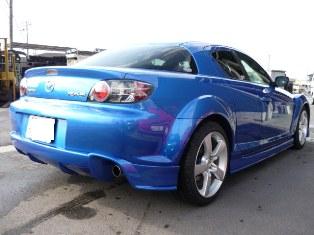 Ｈ１５　マツダ　ＲＸ－８　タイプＳ　エアロパーツ取付け_c0213517_165481.jpg