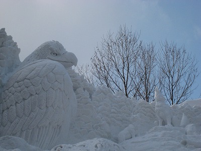 ちょっと前日に拝見！第61回さっぽろ雪まつり！「酒チェン10丁目会場地酒販売所有り」_c0134029_1125575.jpg