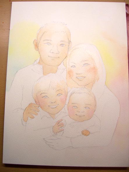 似顔絵の制作_f0176370_1114191.jpg